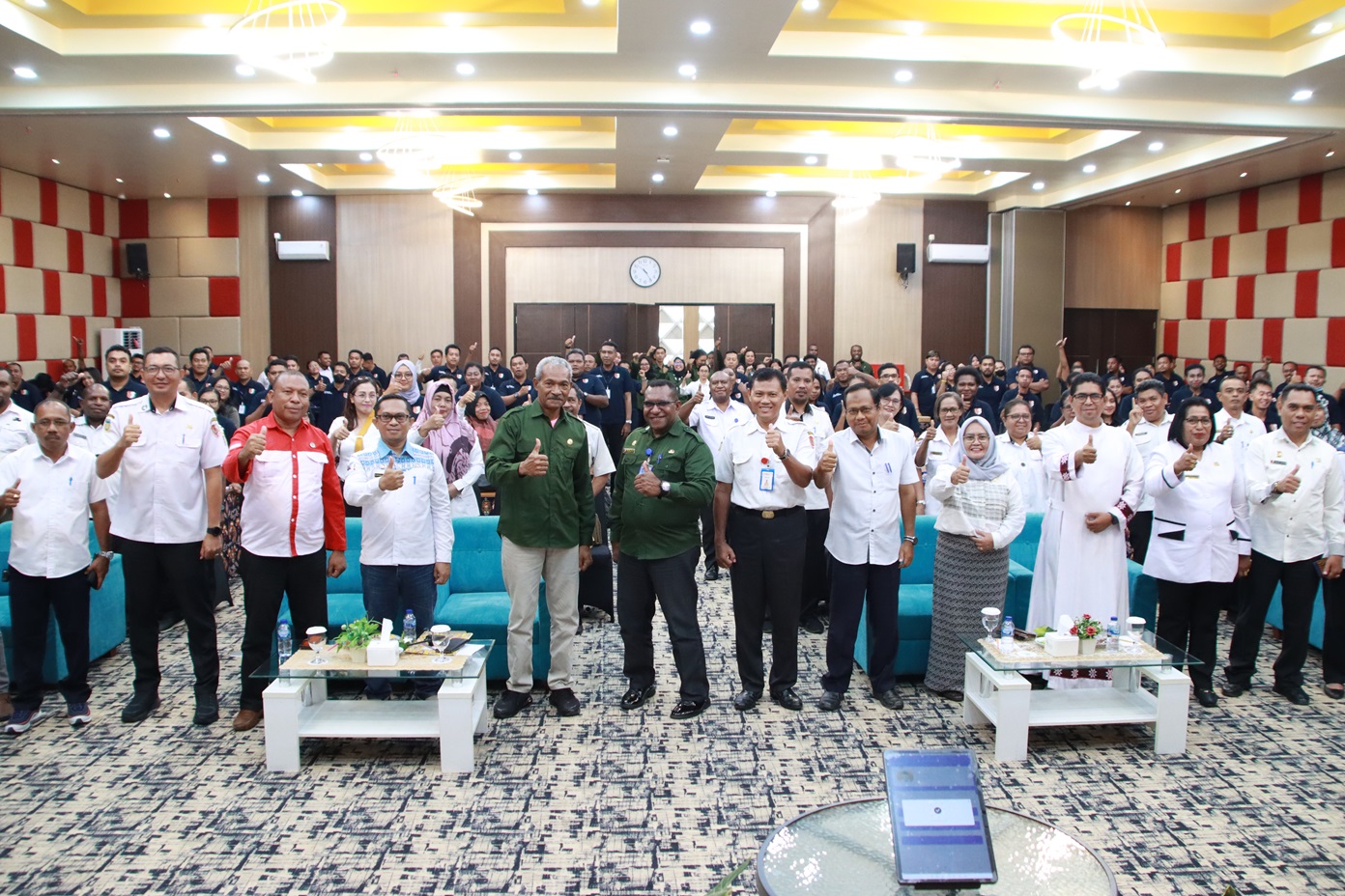 Dinas Kominfo Kabupaten Merauke Launching Aplikasi Elektronik Absensi Terintegrasi Online